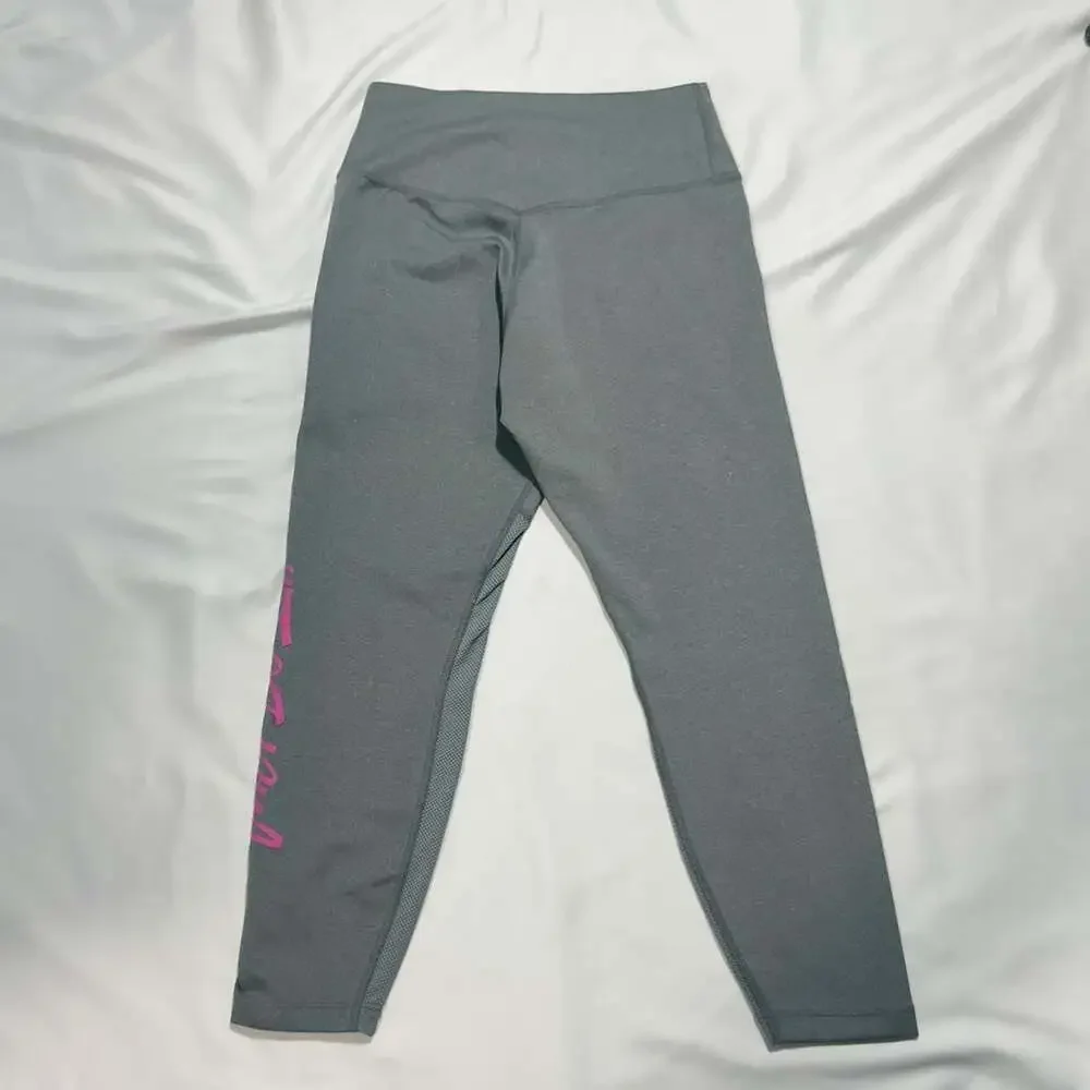 Nike Dri-FIT Just Do It Leggings Gray Small